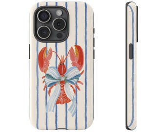 Lobster Phone Case for iPhone 17 16 15 14 13 12 11 Samsung Galaxy S26 Google Pixel