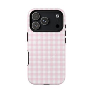Fundas resistentes MagSafe de cuadros rosas para iPhone 13 14 15 16 17 18 Pro Max Mini Plus
