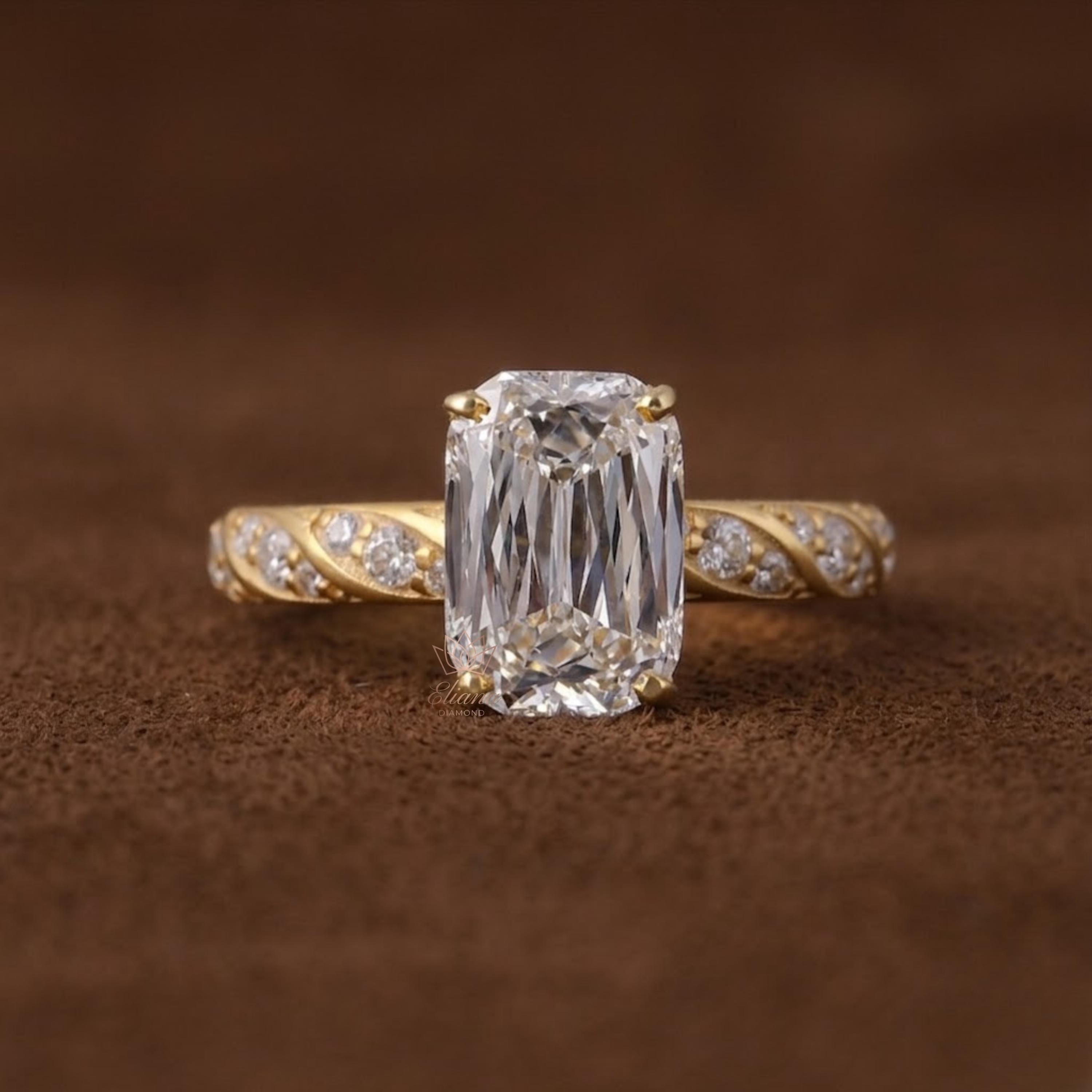 Ashoka cut diamond engagement rings - Etsy 日本