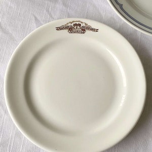 Vintage 70s porcelain breakfast or dessert plate from  GUSTAVSBERG Sweden / 17,5 cm