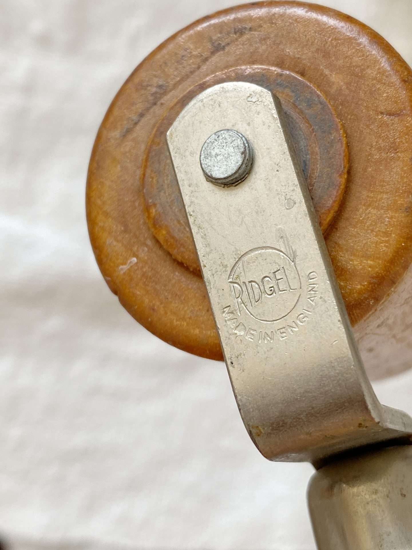 Rusty Ridgel Vintage Wooden Wallpaper Roller From RIDGEL England - Etsy