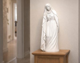 Mourning Mary Figure – Mother of God Statue Madonna – Religious Decoration – Marian Figure – Christian Gift Idea – Bible – KL8