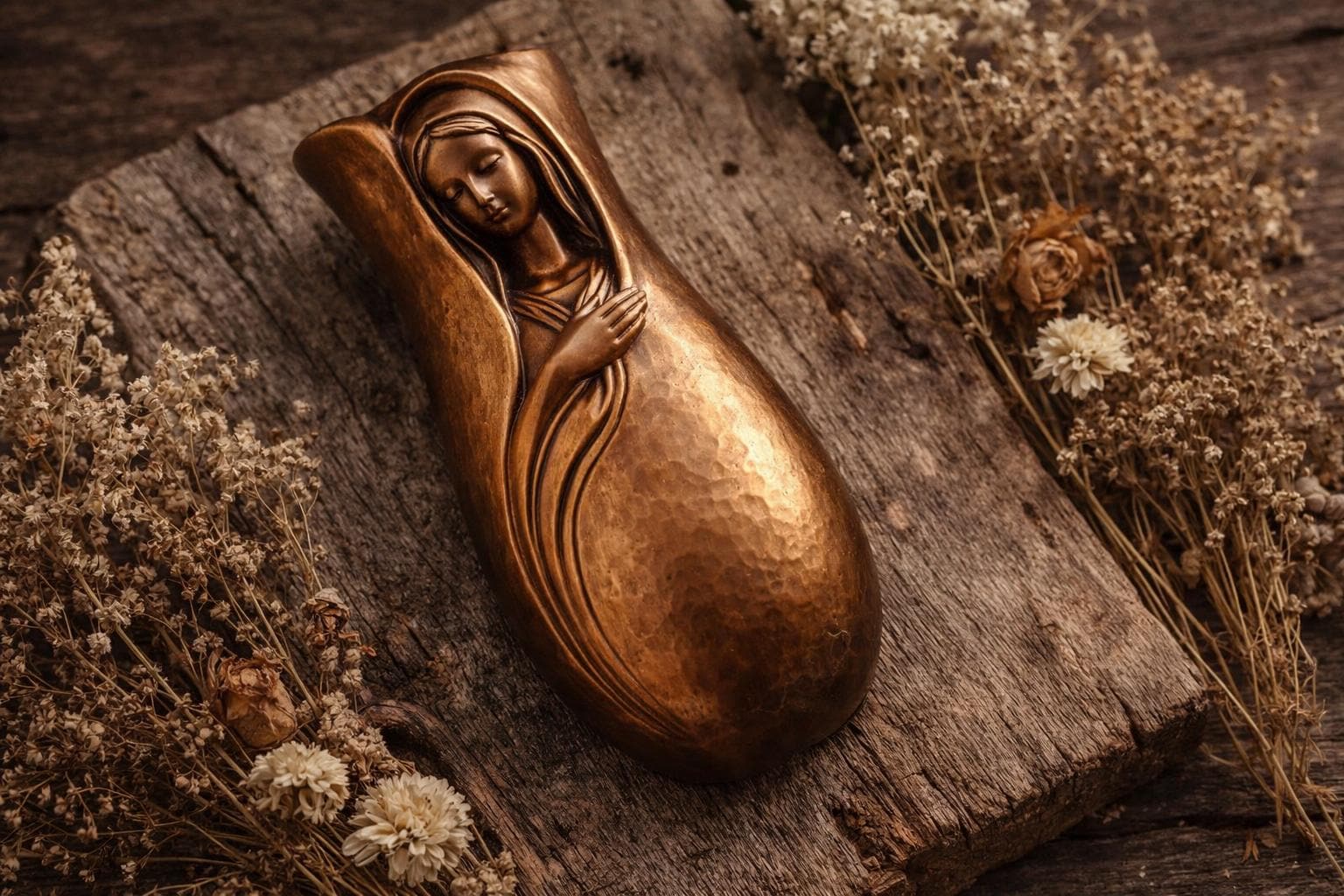 Urn wall vase