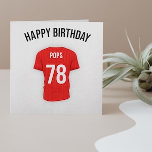 Geburtstagskarte zum Geburtstag des italienische Fussball-Trikots --- (mehrere Kartengrößen erhältlich)