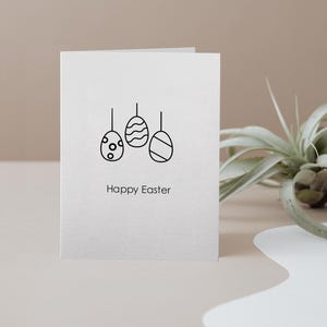 Tarjeta de huevos de Pascua