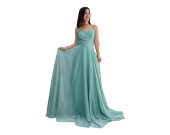 Haute Couture Dress Turquoise