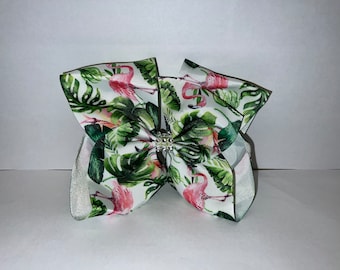 Flamingo 6 Inch Hair Bow
