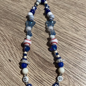 Dodgers phone charm