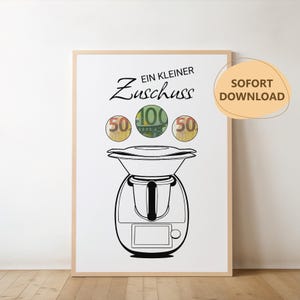 Thermomix cadeau | Kleine verjaardagsbonus | Last minute verjaardagscadeau | PDF direct downloaden | Voor zelfprinten
