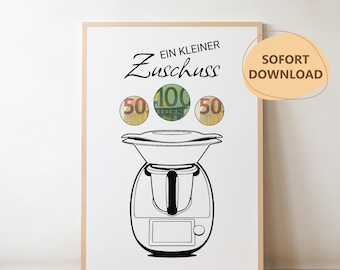 Thermomix gift | Small birthday gift | Last-minute birthday gift | Instant PDF download | Printable