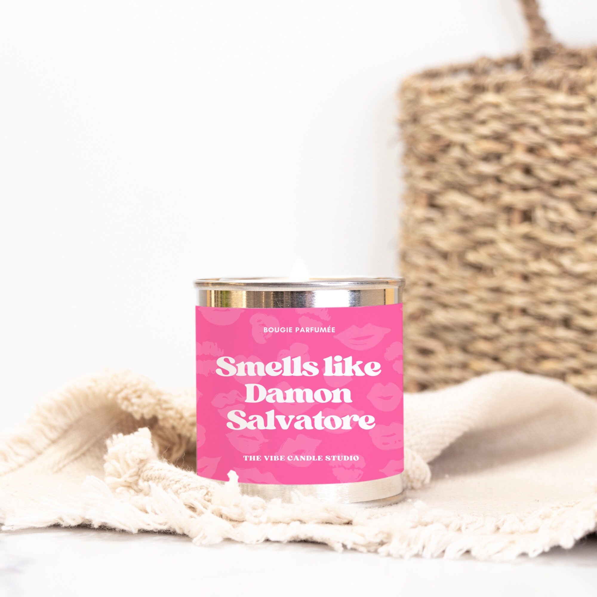 Smells Like Damon Salvatore Candle Vampires Diaries Candle Funny Gift