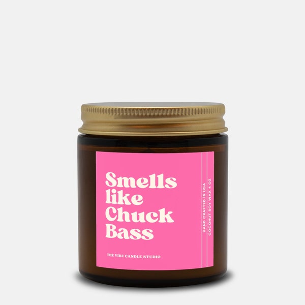 Smells Like Chuck Bass 4oz Candle | Gossip Girl Gift Idea | Chuck Bass