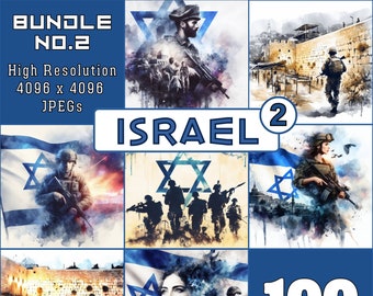 Israel Israeli Flag Star of David Israel Soldier Lion Digital Art Jerusalem Middle East Design Print Poster Jewish Canva Instagram