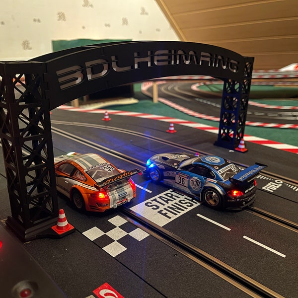 Slot car | Carrera 124 132 | Starting light | Route name