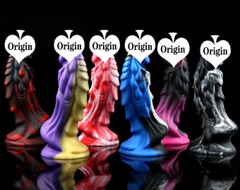 Fantasy Dildo for Beginners, Multicolor Knot Silicone Sex Toy, Adult Toys, Sex Toys Dildo, Realistic Dildo, Discreet Packaging, Women Gift