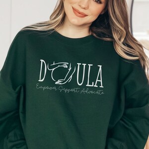 Doula Sweatshirt Doula Shirt, Labor and Delivery Nurse Sweatshirt Doula Gift Postpartum Midwife Shirt Emotional Support Birth Worker Sweater