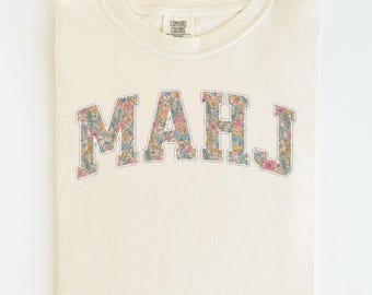 Mahjong Shirt Comfort Colors Mahjong Gifts Floral Mahj Shirt Mahjong Lover Game Night Mah Jong Player Gift Mahjong Tournament Club Merch