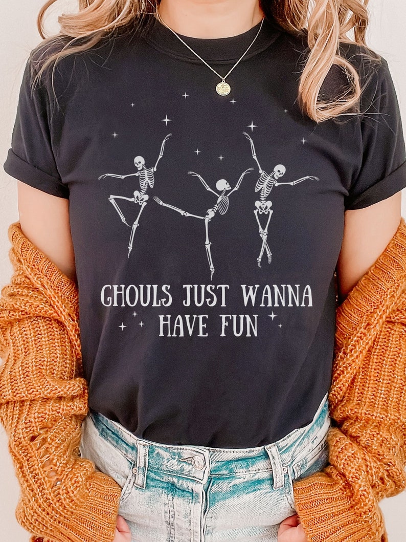 Dance Mom Shirt Lets Go Ghouls Dancing Skeleton Sweatshirt Etsy Canada