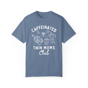Twin Mom Shirt Mother Of Twins Gift Mother's Day Gift For Daughter In Law Pregnant Wife Gift In My Twin Mom Era Twin Pregnancy Announcement Blue Jean