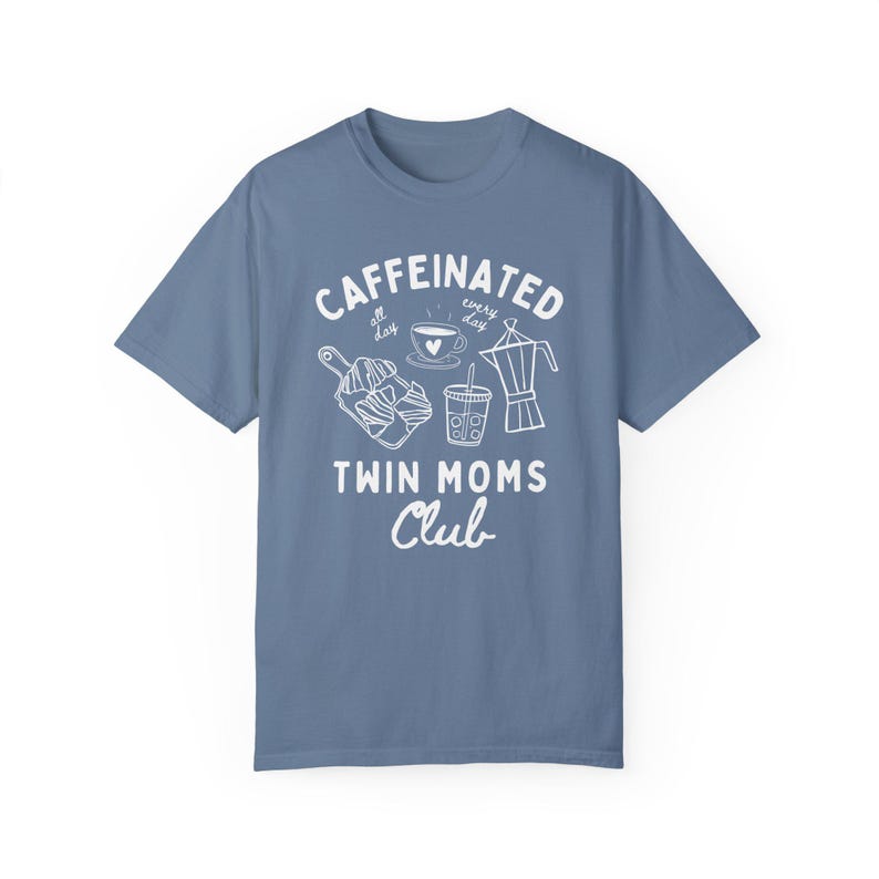 Twin Mom Shirt Mother Of Twins Gift Mother's Day Gift For Daughter In Law Pregnant Wife Gift In My Twin Mom Era Twin Pregnancy Announcement Blue Jean