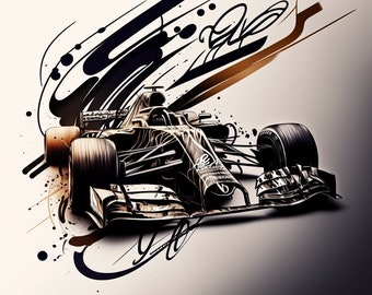 Race Car at Your Fingertips: Download Our Digital Formula 1 Car Design