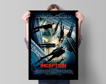 Inception, Christopher Nolan, Leonardo Di Caprio, 2010 - High Quality Movie Poster, Premium Semi-Glossy Paper