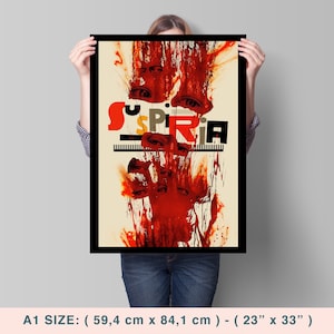 Suspiria, Luca Guadagnino, Dario Argento, 1977 - RARE Vintage Movie Poster, Premium Semi-Glossy Paper