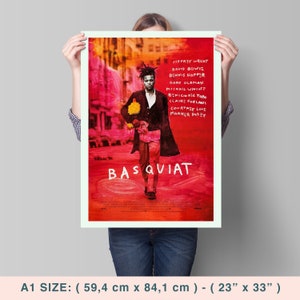 Basquiat, Julian Schnabel, Michel Basquiat, 1996 - High Quality Vintage Movie Poster, Premium Semi-Glossy Paper
