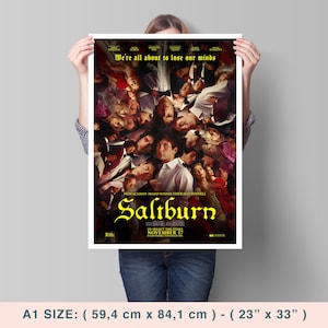 Saltburn, Emerald Fennell, Barry Keoghan, Jacob Elordi 2023 - High Quality Movie Poster, Premium Semi-Glossy Paper