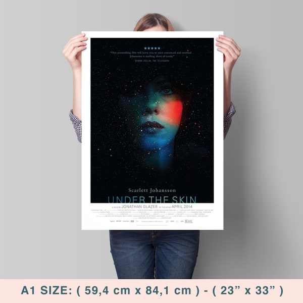 Under the Skin, Jonathan Glazer, Scarlett Johansson, 2013 - HQ Movie Poster, Premium Semi-Glossy Paper
