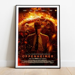 Oppenheimer, Christopher Nolan, Cillian Murphy, 2023 - Póster de película de alta calidad, papel semibrillante de primera calidad