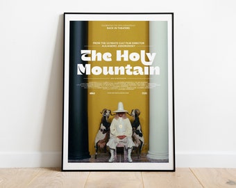 The Holy Mountain, La montaña sagrada, Alejandro Jodorowsky, 1973 - High Quality Vintage Movie Poster, Premium Semi-Glossy Paper