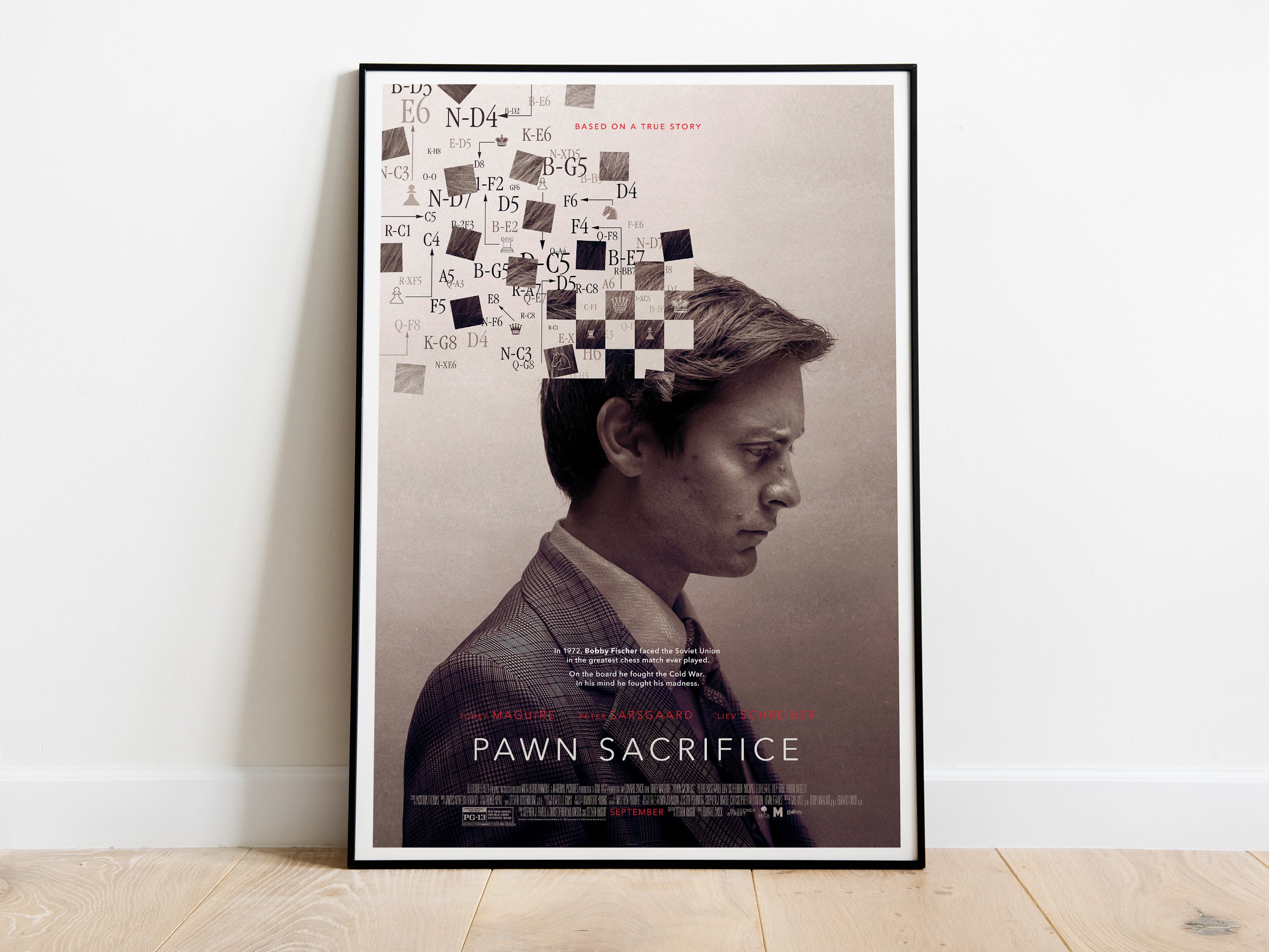 Poster Bobby Fischer World Chess Champion A4 A3 Poster 