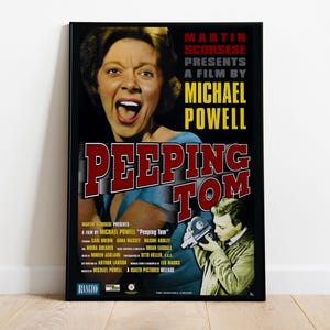 Peeping Tom, Michael Powell, 1960 - Poster cinematografico di alta qualità, carta semi-lucida di alta qualità