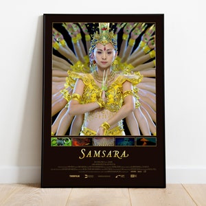 Samsara, Ron Fricke, 2011 - Póster de película vintage, papel semibrillante de primera calidad