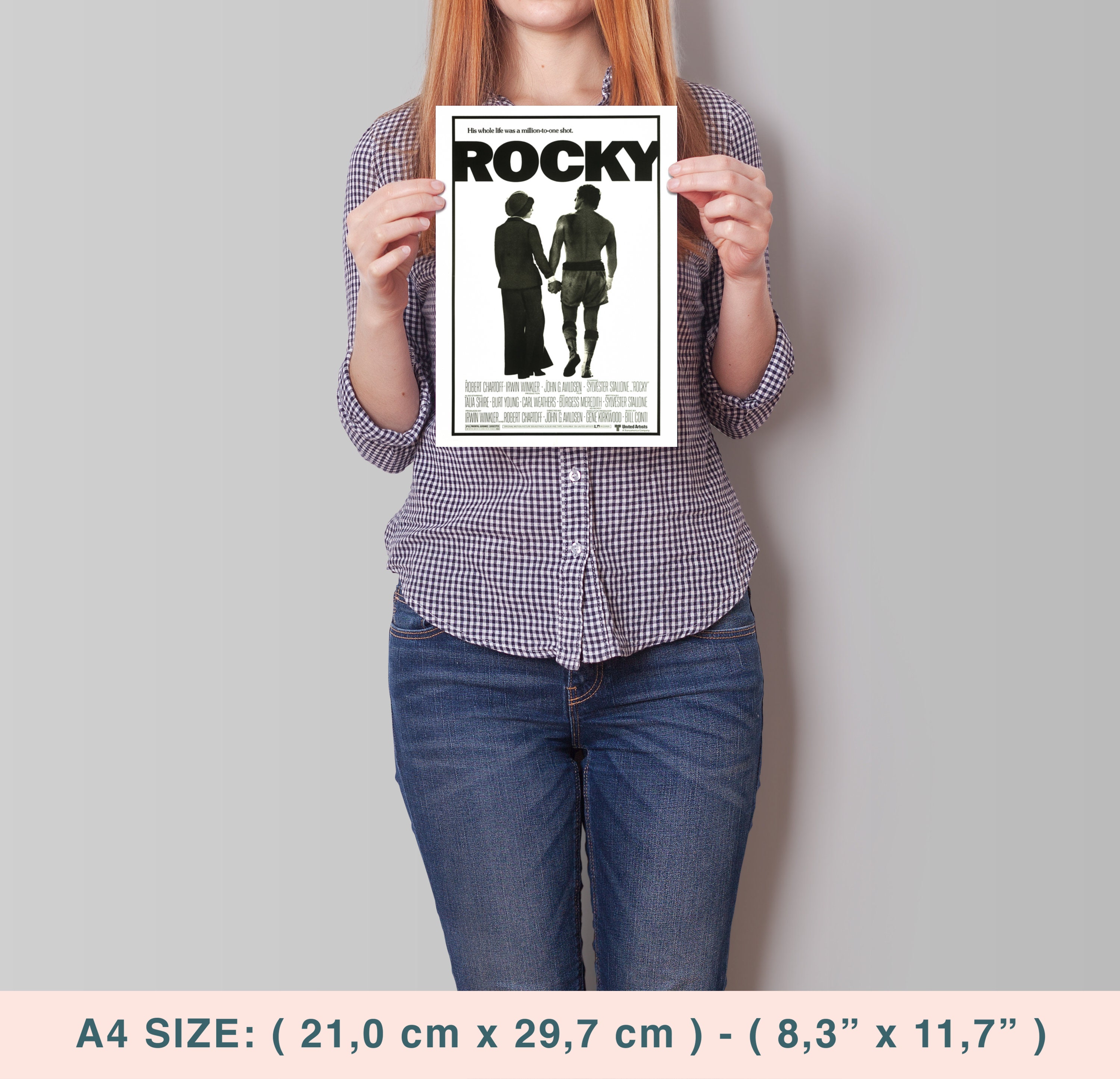 Rocky Poster Im Vintage-Stil – Kunstdruck Auf Beschichtetem Papier, 40x30 Cm Für Wohnzimmer, Büro & Mehr