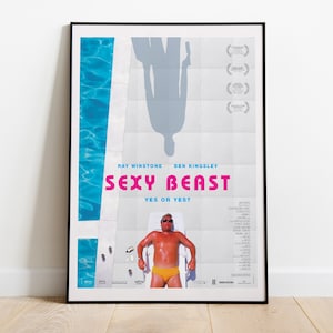 Sexy Beast, Jonathan Glazer, 2000 - Retro Movie Poster, Premium Semi-Glossy Paper