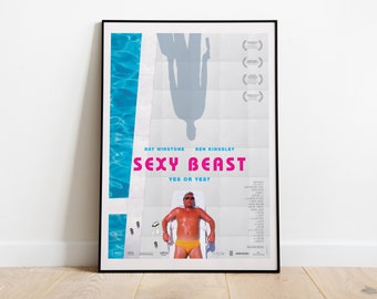 Sexy Beast, Jonathan Glazer, 2000 - Retro Movie Poster, Premium Semi-Glossy Paper