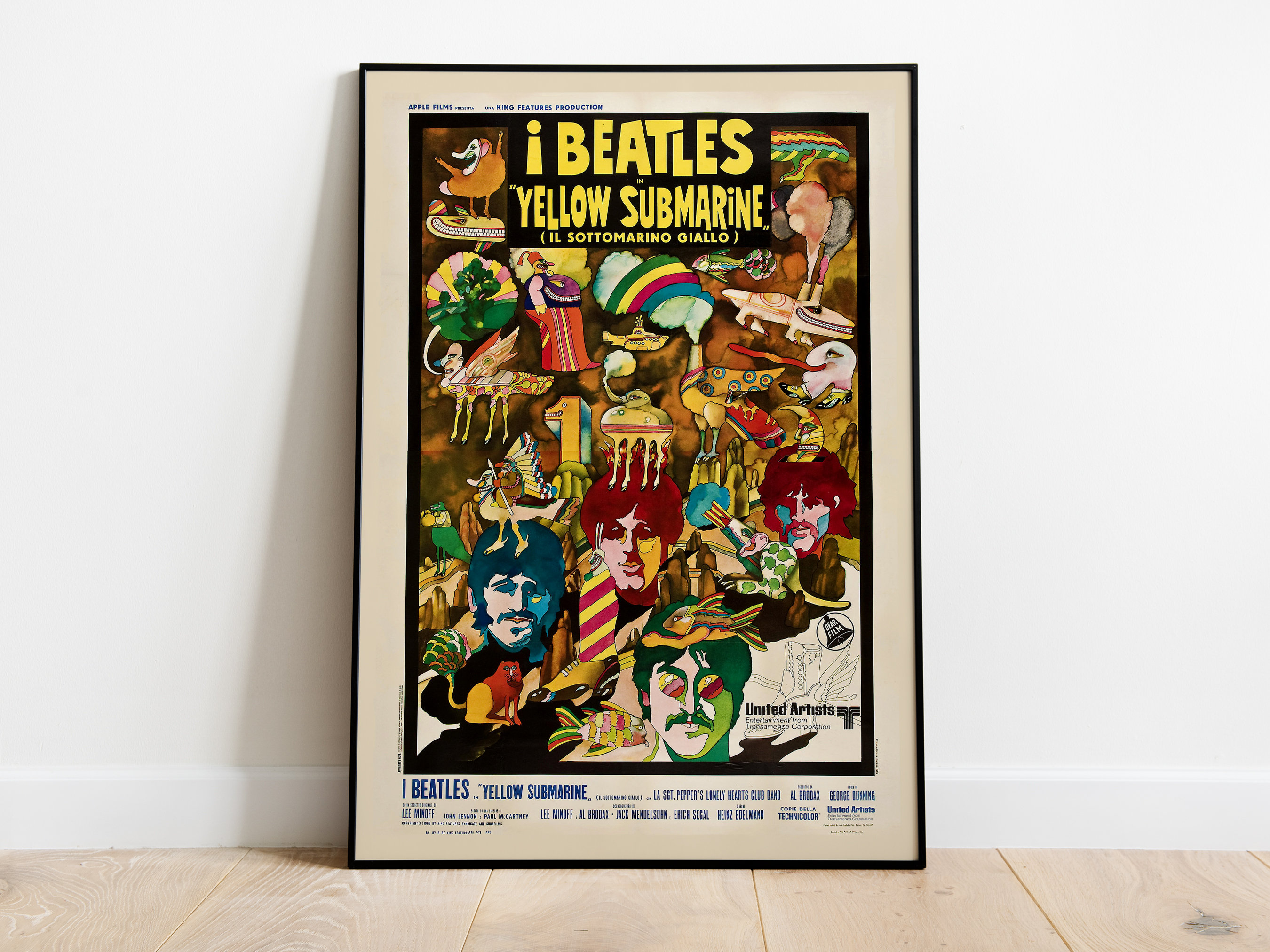 Yellow Submarine, the Beatles, George Dunning, 1968 - High Quality  