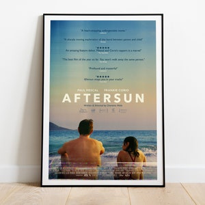Aftersun, Charlotte Wells, 2022 - Hochwertiges Filmplakat, Premium Semi-Glossy Paper