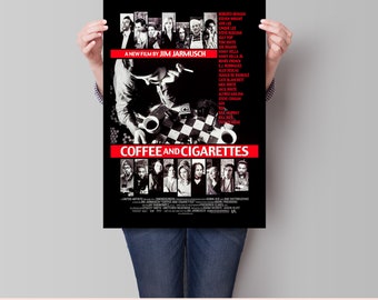 コーヒー&シガレッツ　ジム・ジャームッシュ　B2ポスター   新品 Amazon.co.jp: 未使用 映画『 コーヒー＆シガレッツ 』B2
