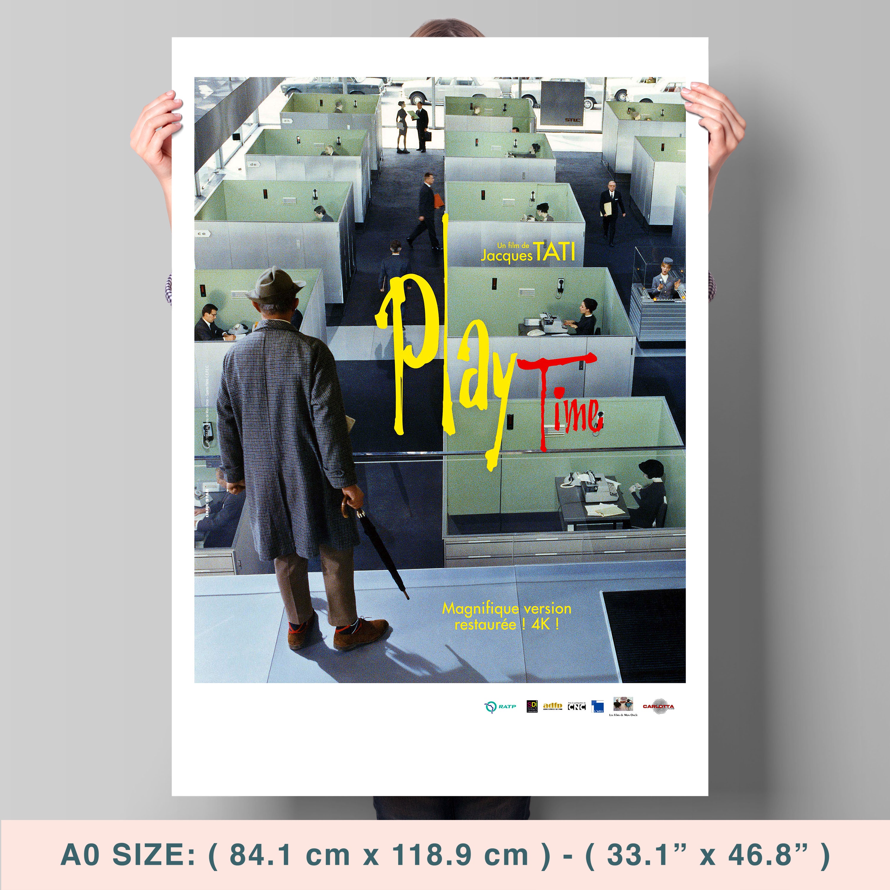 プレイタイム、ジャック・タチ、1967年 - 高品質ヴィンテージ映画