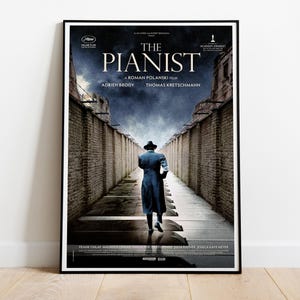 Il pianista, Roman Polanski, Adrien Brody, 2002 - Poster di alta qualità, carta semi-lucida di alta qualità