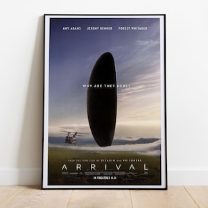 Arrival, Denis Villeneuve, 2016 - High Quality Movie Poster, Premium Semi-Glossy Paper