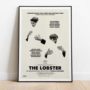 The Lobster, Yorgos Lanthimos, Colin Farrell, 2015 - Poster del film HQ, carta semi-lucida di alta qualità