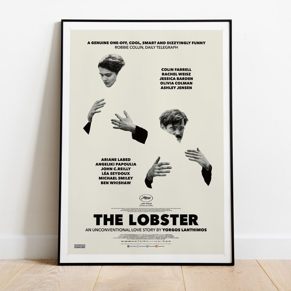 The Lobster, Yorgos Lanthimos, Colin Farrell, 2015 - HQ Movie Poster, Premium Semi-Glossy Paper