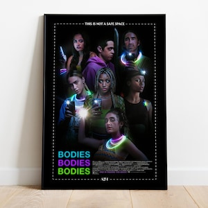Bodies Bodies Bodies, Halina Reijn, Pete Davidson, 2022, High Quality Movie Poster, Premium Semi-Glossy Paper