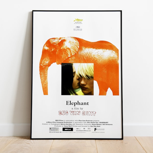 Éléphant, Gus Van Sant, 1999 - Affiche de film de haute qualité, papier semi-brillant de qualité supérieure