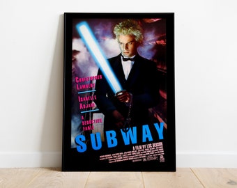 Subway-An Original Vintage French Movie Poster for Luc Bessons New