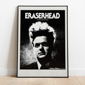 Eraserhead, David Lynch, Jack Nance, 1977 - Restauriertes Vintage Filmplakat, Premium Semi-Glossy Paper